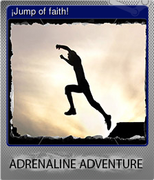 Series 1 - Card 5 of 5 - ¡Jump of faith!