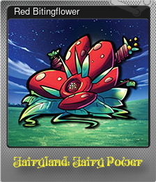 Series 1 - Card 4 of 6 - Red Bitingflower