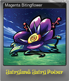 Series 1 - Card 5 of 6 - Magenta Bitingflower