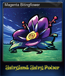 Series 1 - Card 5 of 6 - Magenta Bitingflower