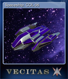 Series 1 - Card 6 of 7 - Spaceship: COL-06