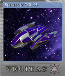 Series 1 - Card 6 of 7 - Spaceship: COL-06