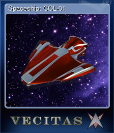 Series 1 - Card 1 of 7 - Spaceship: COL-01