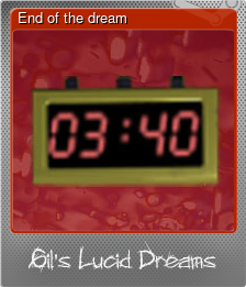 Series 1 - Card 5 of 5 - End of the dream