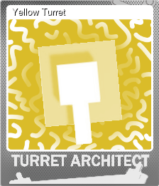 Series 1 - Card 5 of 5 - Yellow Turret
