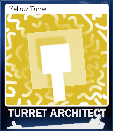 Series 1 - Card 5 of 5 - Yellow Turret