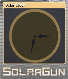Series 1 - Card 4 of 6 - Solar Clock