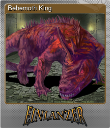 Series 1 - Card 8 of 15 - Behemoth King