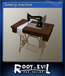 Series 1 - Card 3 of 5 - Sewing machine