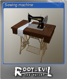 Series 1 - Card 3 of 5 - Sewing machine