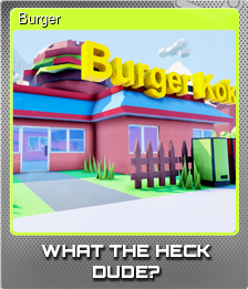 Series 1 - Card 1 of 5 - Burger