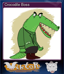 Series 1 - Card 5 of 5 - Crocodile Boss