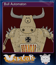 Series 1 - Card 1 of 5 - Bull Automaton