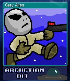 Series 1 - Card 5 of 5 - Grey Alien