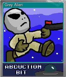 Series 1 - Card 5 of 5 - Grey Alien