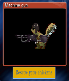 Series 1 - Card 5 of 5 - Machine gun