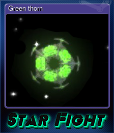 Series 1 - Card 1 of 5 - Green thorn