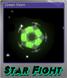 Series 1 - Card 1 of 5 - Green thorn