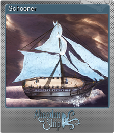 Series 1 - Card 3 of 8 - Schooner