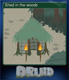 Series 1 - Card 5 of 6 - Shed in the woods