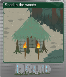 Series 1 - Card 5 of 6 - Shed in the woods