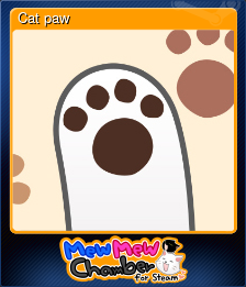 Series 1 - Card 4 of 6 - Cat paw
