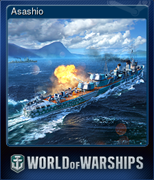 Series 1 - Card 2 of 10 - Asashio