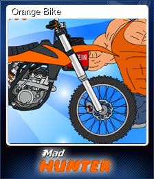 Series 1 - Card 4 of 8 - Orange Bike