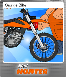Series 1 - Card 4 of 8 - Orange Bike