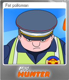 Series 1 - Card 1 of 8 - Fat policman