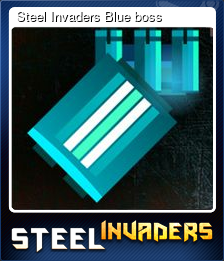 Series 1 - Card 2 of 5 - Steel Invaders Blue boss