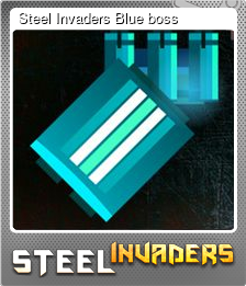 Series 1 - Card 2 of 5 - Steel Invaders Blue boss