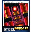 Steel Invaders red and bue