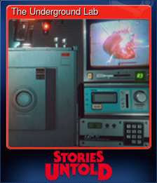 Series 1 - Card 5 of 5 - The Underground Lab