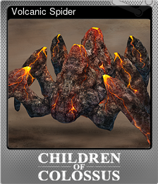 Series 1 - Card 1 of 5 - Volcanic Spider