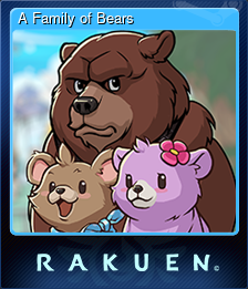 Series 1 - Card 6 of 6 - A Family of Bears