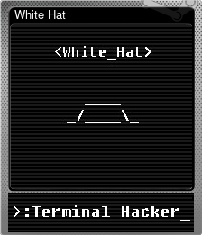 Series 1 - Card 3 of 5 - White Hat