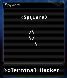 Series 1 - Card 4 of 5 - Spyware