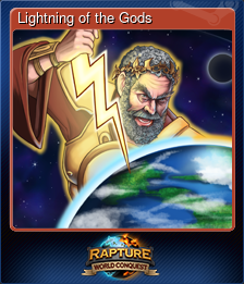 Series 1 - Card 4 of 6 - Lightning of the Gods