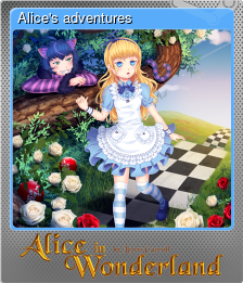 Series 1 - Card 1 of 6 - Alice's adventures