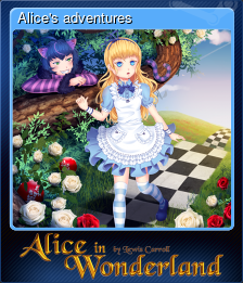 Series 1 - Card 1 of 6 - Alice's adventures