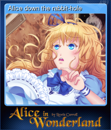 Series 1 - Card 4 of 6 - Alice down the rabbit-hole