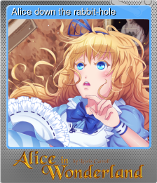 Series 1 - Card 4 of 6 - Alice down the rabbit-hole