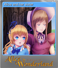 Series 1 - Card 6 of 6 - Alice and her sister
