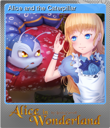 Series 1 - Card 2 of 6 - Alice and the Caterpillar