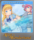 Alice in the pool of tears