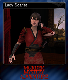 Series 1 - Card 5 of 6 - Lady Scarlet