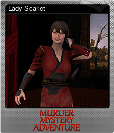 Series 1 - Card 5 of 6 - Lady Scarlet