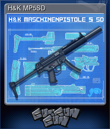 Series 1 - Card 8 of 8 - H&K MP5SD