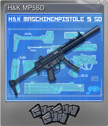 Series 1 - Card 8 of 8 - H&K MP5SD